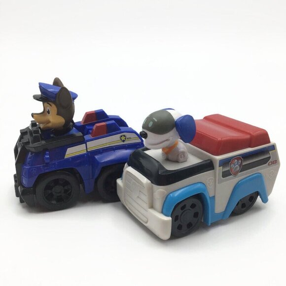 Paw Patrol Rescue Racers Set of 5 Vehicles Skye Rubble Zuma Robo Dog Chase Pups - Picture 2 of 11